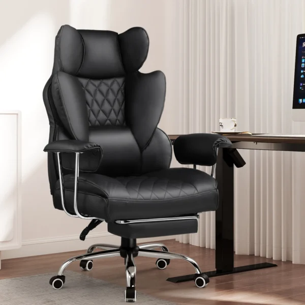 Big and Tall Gaming Chair with Pocket Spring Lumbar Support