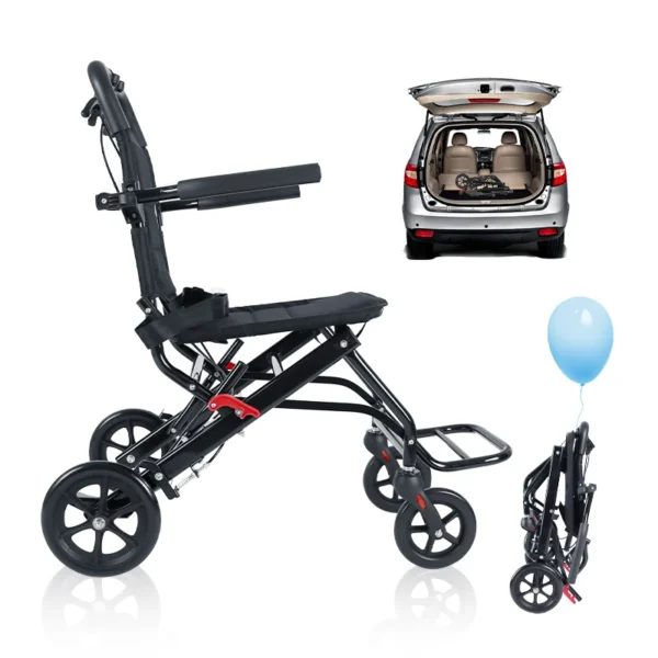 Micro Folding Travel Wheelchair