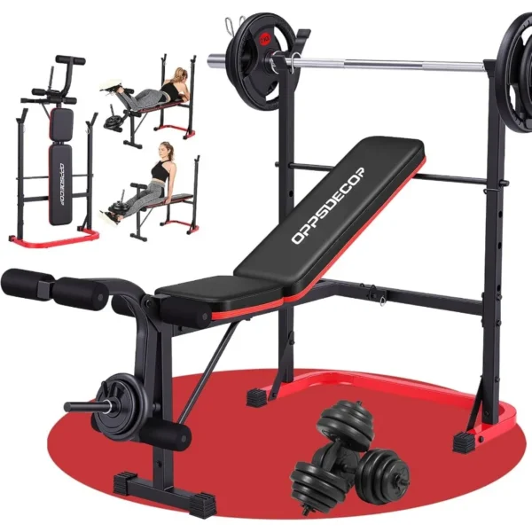 Home Gym Strength Training Machine Adjustable Bench Press