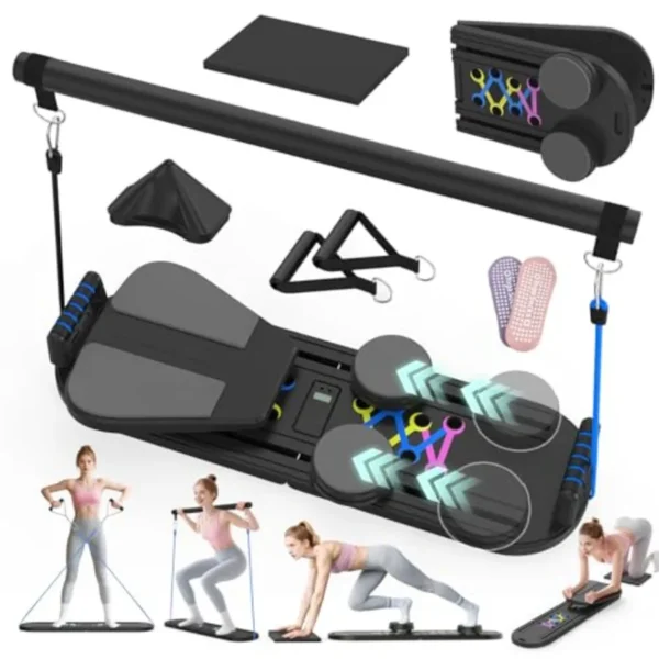 7 in 1 Foldable Pilates Equipment Set