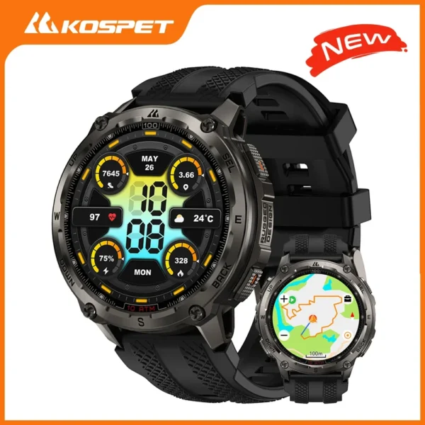 6-Sat GPS Smart Watch for Men