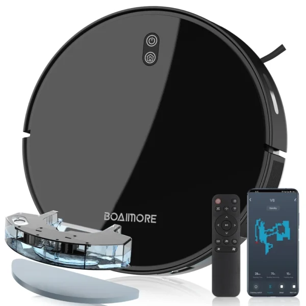 Robot Vacuum Cleaner Combo & Mop 6000PA Smart Mapping